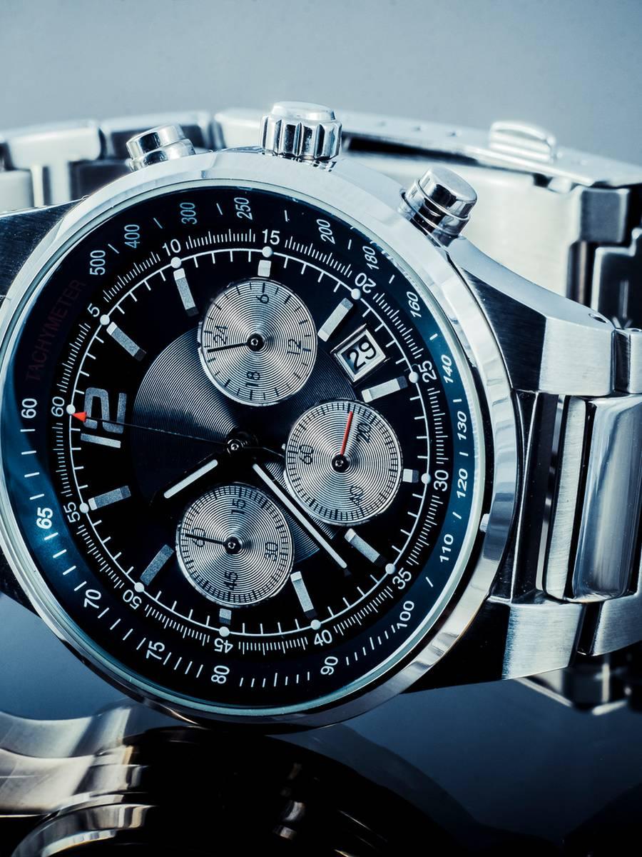 Chronograph, steel bracelet